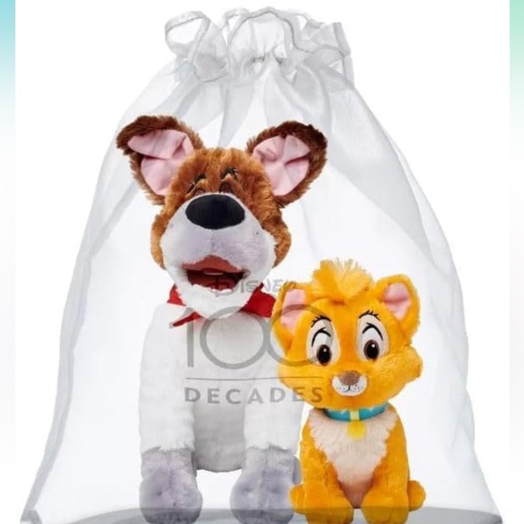 Disney 100 Oliver & Company Oliver and Dodger Plush Set - Picture 10 of 10
